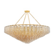 Hudson Valley Lighting Watertown Aged Brass 59.5W x 59.5L x 21.75H Chandelier