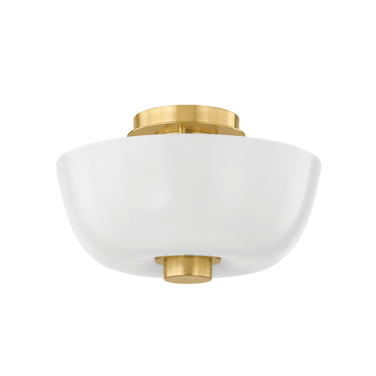 Hudson Valley Lighting Dove Aged Brass 15W x 15L x 9H Flush Mount