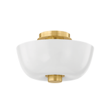 Hudson Valley Lighting Dove Aged Brass 15W x 15L x 9H Flush Mount