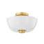 Hudson Valley Lighting Dove Aged Brass 15W x 15L x 9H Flush Mount