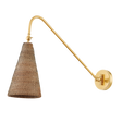 Hudson Valley Lighting Averack Aged Brass 5.75W x 5.75L x 16.25H Wall Sconce