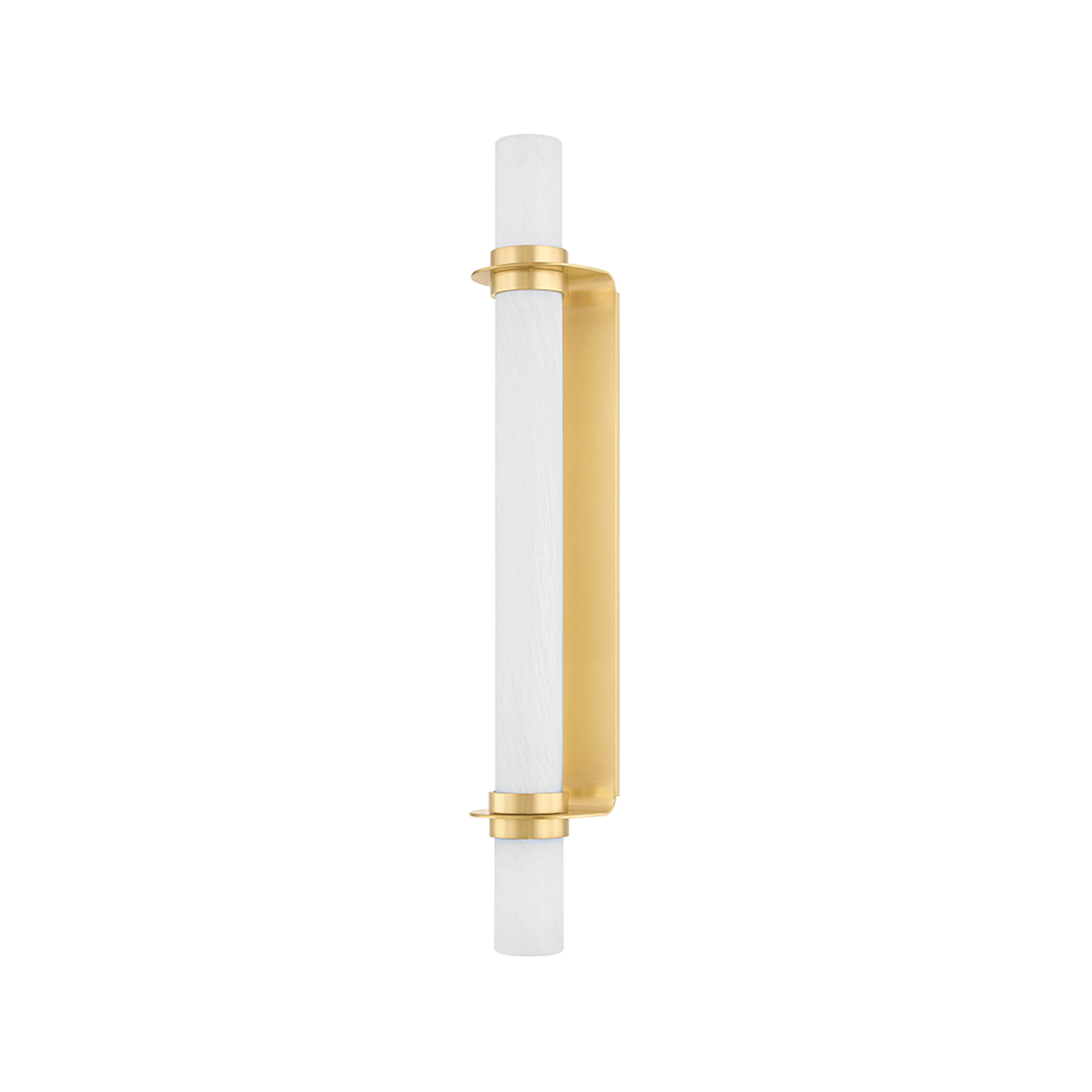 Hudson Valley Lighting Groveland station Aged Brass 4.75W x 4.75L x 27.75H Wall Sconce