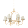 Hudson Valley Lighting Warrensburg Vintage Gold Leaf 32.25W x 32.25L x 26.25H Chandelier