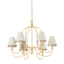Hudson Valley Lighting Warrensburg Vintage Gold Leaf 32.25W x 32.25L x 26.25H Chandelier