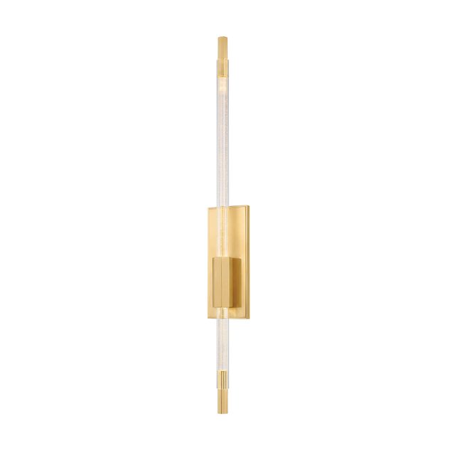 Hudson Valley Lighting Rosco Aged Brass 4.25W x 4.25L x 36H Wall Sconce