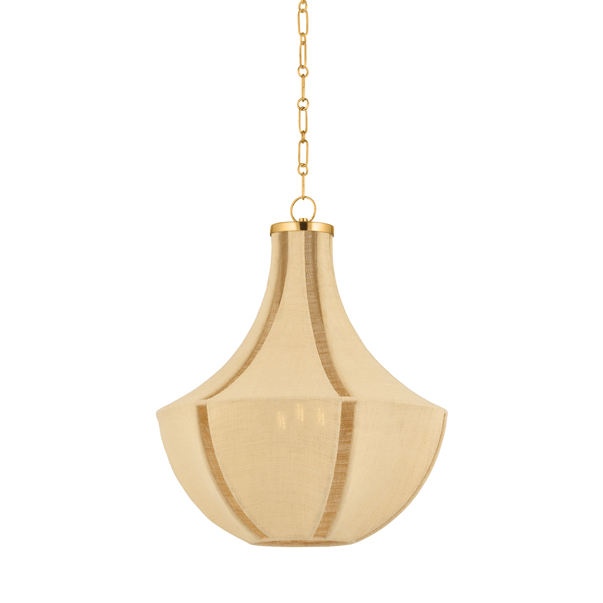 Hudson Valley Lighting Cascade Lake Aged Brass 20W x 20L x 24.75H Pendant