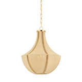 Hudson Valley Lighting Cascade Lake Aged Brass 20W x 20L x 24.75H Pendant