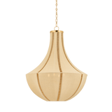 Hudson Valley Lighting Cascade Lake Aged Brass 30W x 30L x 36.5H Pendant