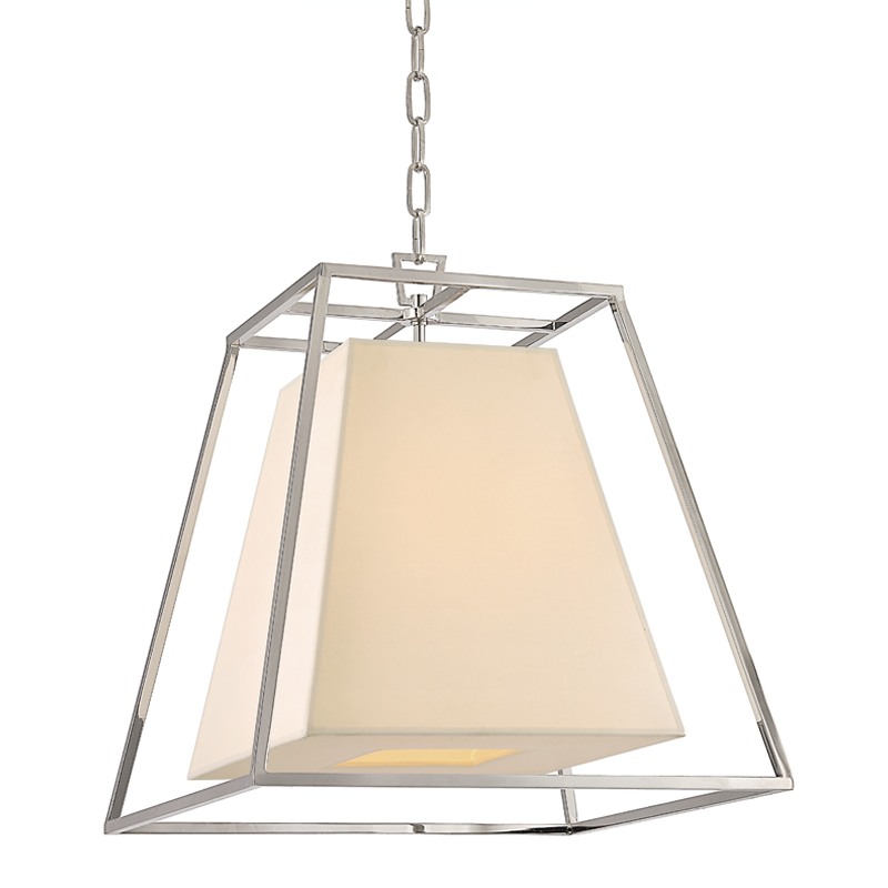 Hudson Valley Lighting Kyle POLISHED NICKEL 17W x 18.5H Pendant
