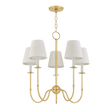 Hudson Valley Lighting Amina Aged Brass 26.5W x 26.5L x 26.5H Chandelier