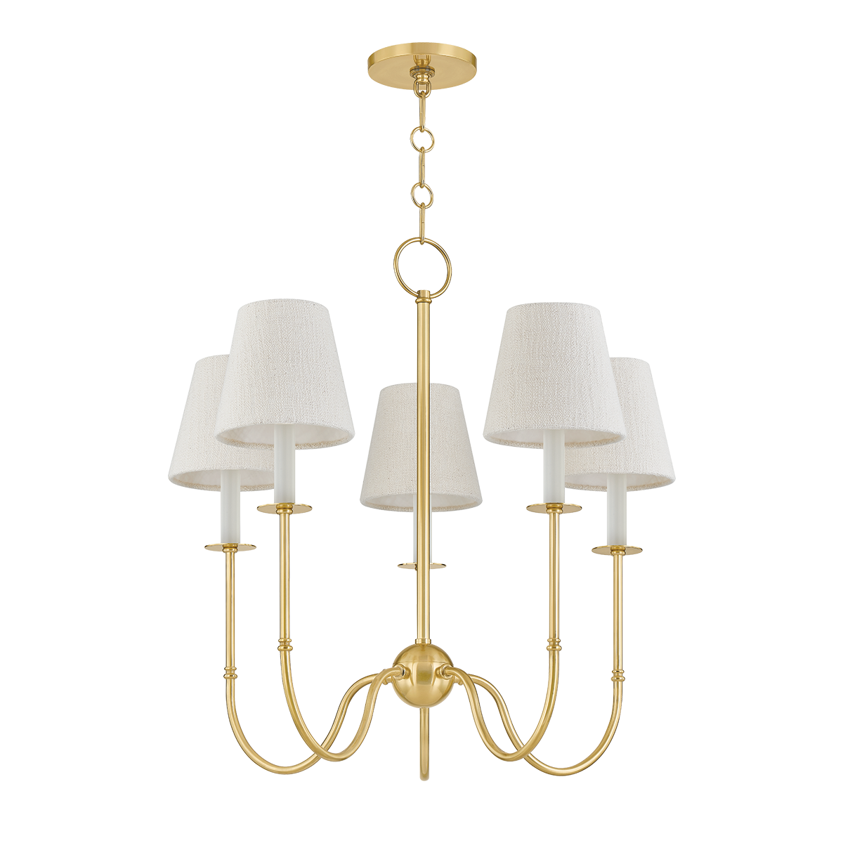 Hudson Valley Lighting Amina Aged Brass 26.5W x 26.5L x 26.5H Chandelier