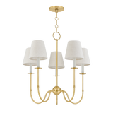 Hudson Valley Lighting Amina Aged Brass 26.5W x 26.5L x 26.5H Chandelier