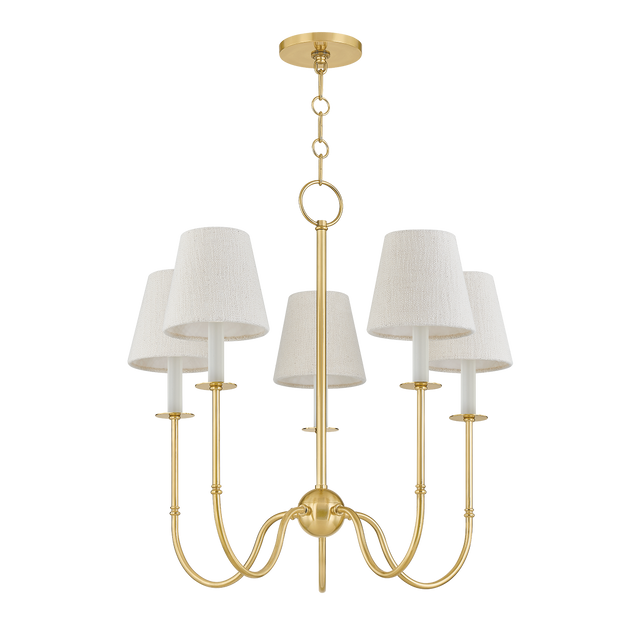 Hudson Valley Lighting Amina Aged Brass 26.5W x 26.5L x 26.5H Chandelier