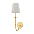Hudson Valley Lighting Amina Aged Brass 6.25W x 6.25L x 18.75H Wall Sconce