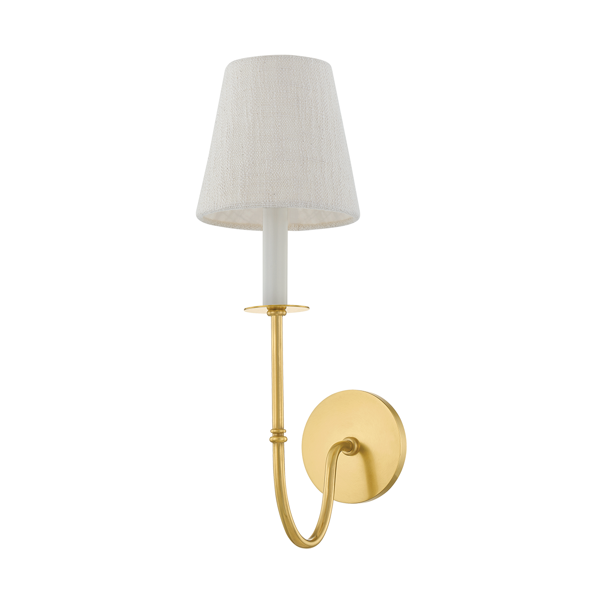 Hudson Valley Lighting Amina Aged Brass 6.25W x 6.25L x 18.75H Wall Sconce
