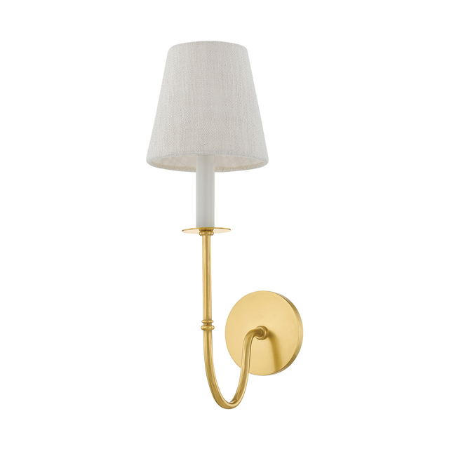 Hudson Valley Lighting Amina Aged Brass 6.25W x 6.25L x 18.75H Wall Sconce