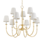 Hudson Valley Lighting Amina Aged Brass 39.25W x 39.25L x 33.5H Chandelier