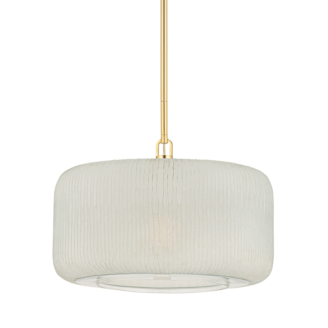 Hudson Valley Lighting Beechurst Aged Brass 20W x 20L x 13.25H Pendant