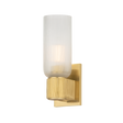 Hudson Valley Lighting Irondale Aged Brass 4.25W x 4.25L x 12.25H Wall Sconce