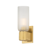 Hudson Valley Lighting Irondale Aged Brass 4.25W x 4.25L x 12.25H Wall Sconce
