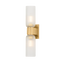 Hudson Valley Lighting Irondale Aged Brass 4.25W x 4.25L x 20.25H Wall Sconce