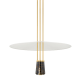 Hudson Valley Lighting Barnegat AGED BRASS/SOFT WHITE 36W x 36L x 19.25H Pendant