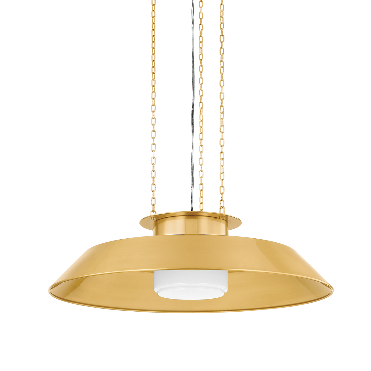 Hudson Valley Lighting Woodrow Aged Brass 32W x 32L x 9.25H Pendant