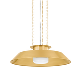 Hudson Valley Lighting Woodrow Aged Brass 32W x 32L x 9.25H Pendant