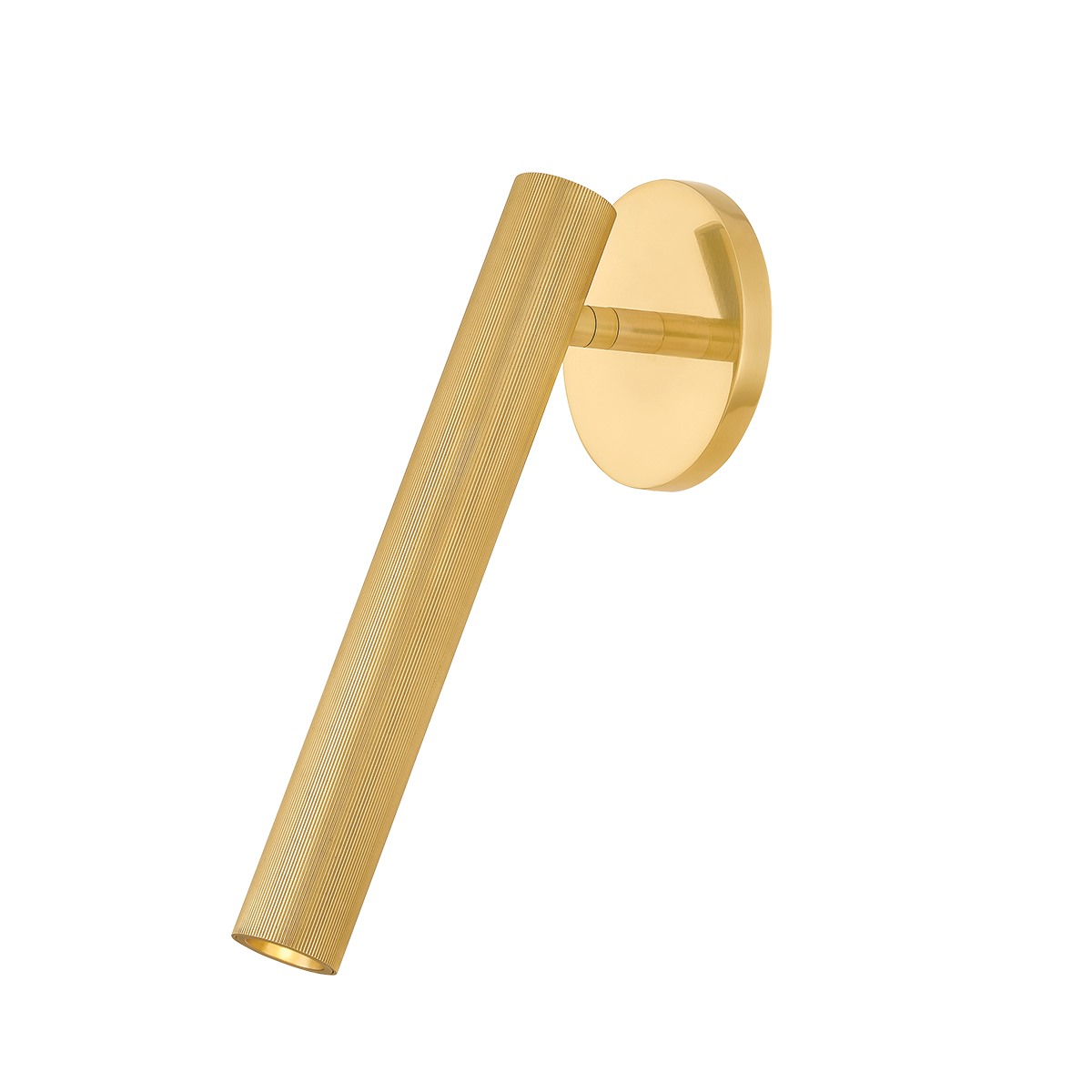 Hudson Valley Lighting Simeon Aged Brass 4.75W x 4.75L x 12.5H Wall Sconce