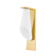 Hudson Valley Lighting Andros Aged Brass 5W x 5L x 16.25H Wall Sconce