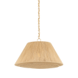 Hudson Valley Lighting Mystic Aged Brass 24W x 24L x 15H Pendant