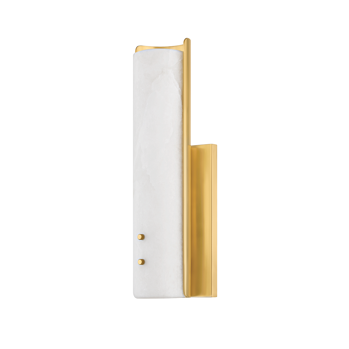 Hudson Valley Lighting Lucio Aged Brass 4.25W x 4.25L x 14.5H Wall Sconce