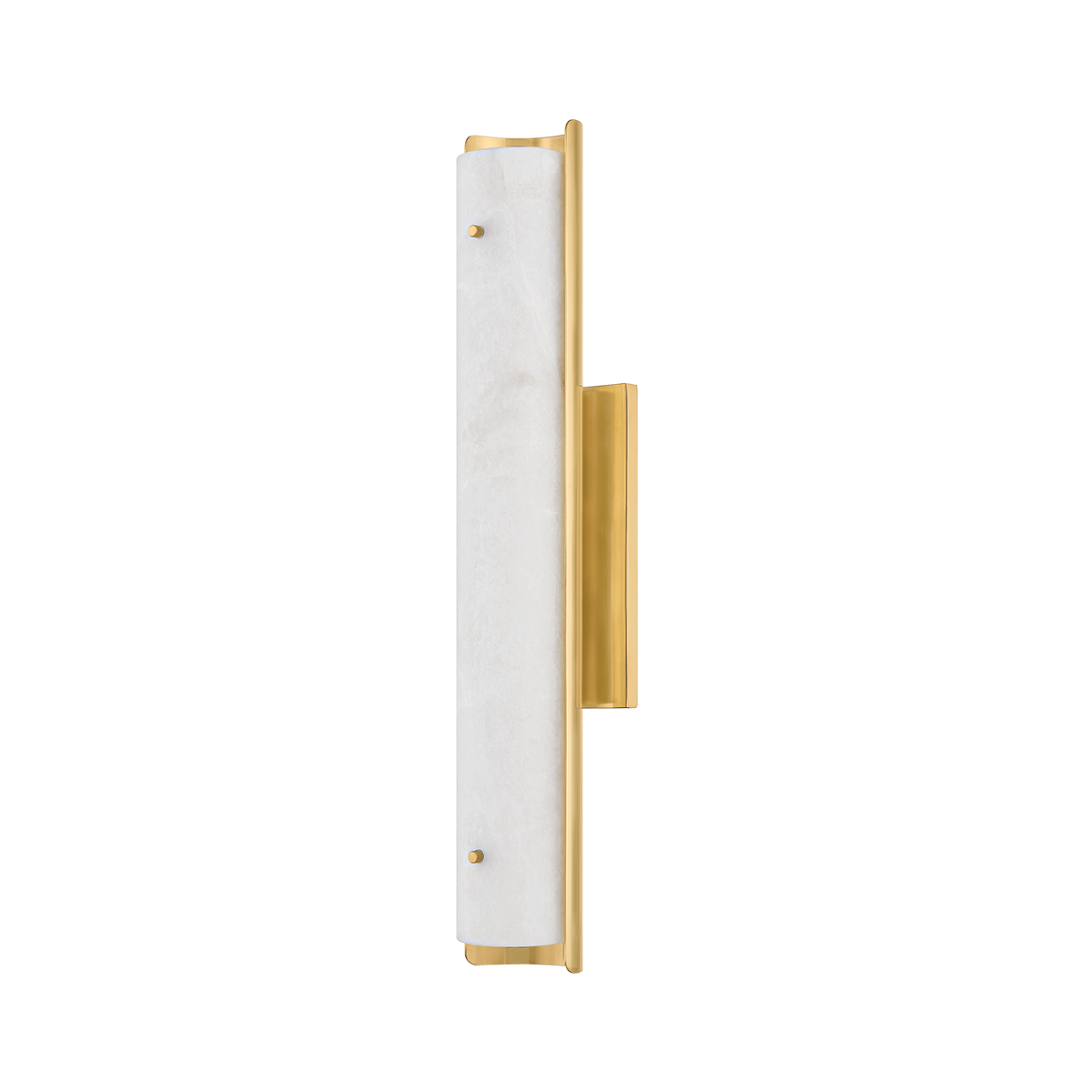 Hudson Valley Lighting Lucio Aged Brass 4.25W x 4.25L x 22.5H Wall Sconce