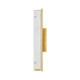 Hudson Valley Lighting Lucio Aged Brass 4.25W x 4.25L x 22.5H Wall Sconce