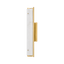 Hudson Valley Lighting Lucio Aged Brass 4.25W x 4.25L x 22.5H Wall Sconce