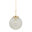 Hudson Valley Lighting Falls Mills Aged Brass 16W x 16L x 24.5H Pendant