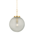 Hudson Valley Lighting Falls Mills Aged Brass 20W x 20L x 28.75H Pendant