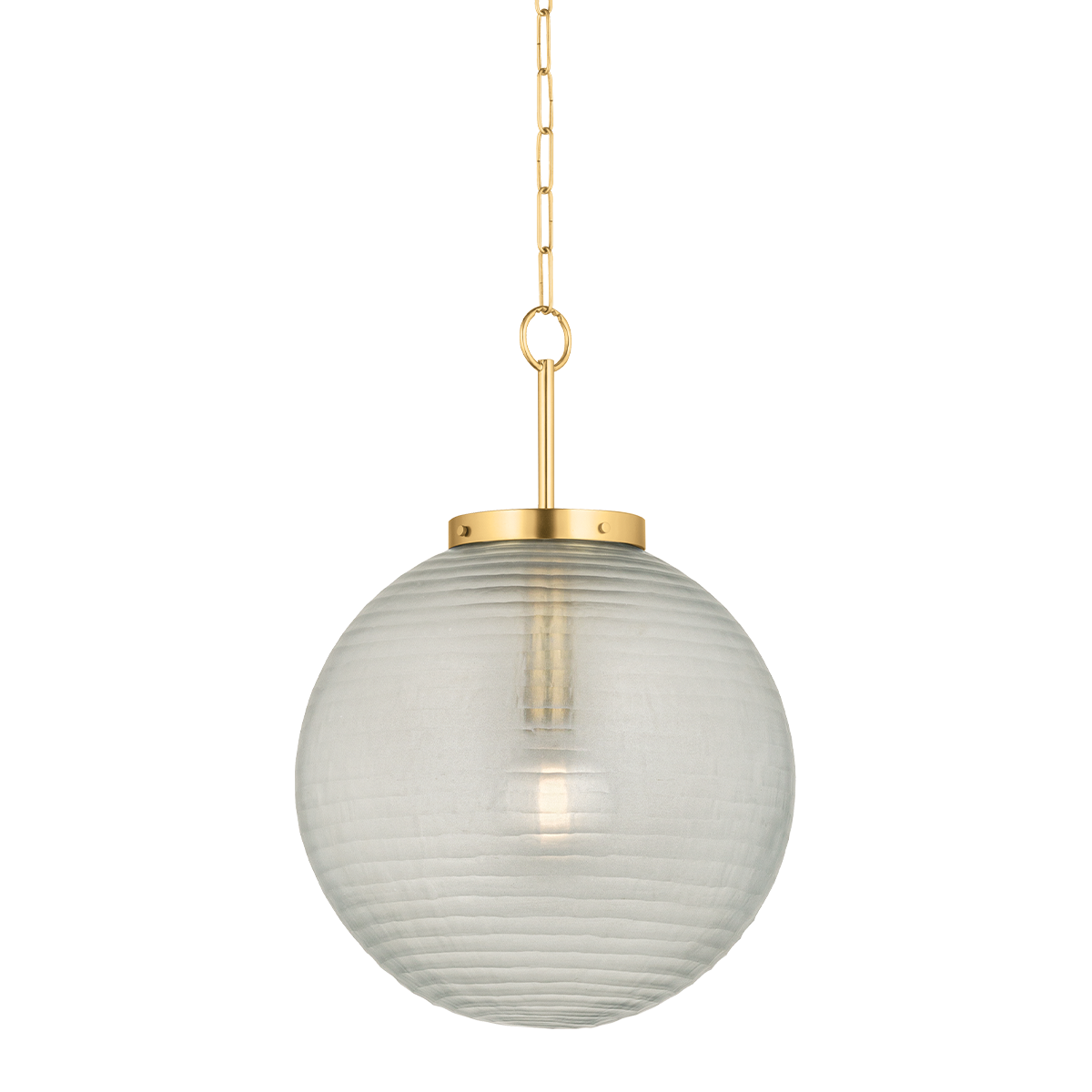 Hudson Valley Lighting Falls Mills Aged Brass 20W x 20L x 28.75H Pendant