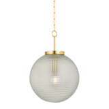 Hudson Valley Lighting Falls Mills Aged Brass 20W x 20L x 28.75H Pendant