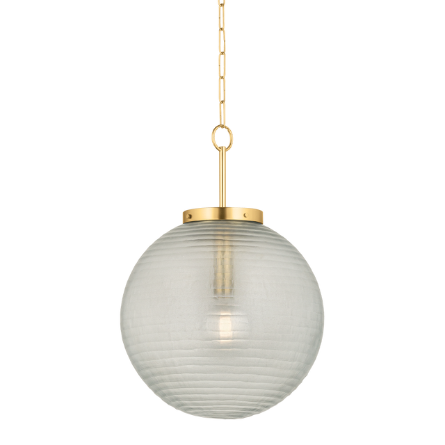 Hudson Valley Lighting Falls Mills Aged Brass 20W x 20L x 28.75H Pendant