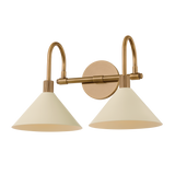 Troy Lighting Jovani PATINA BRASS AND SOFT SAND 16.75W x 10.25H Accessory
