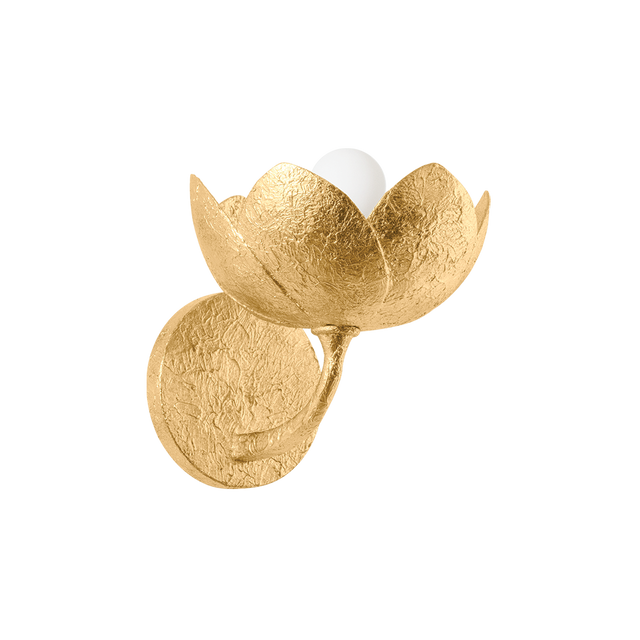 Troy Lighting Arcata VINTAGE GOLD LEAF 8W x 8.25H Wall Sconce