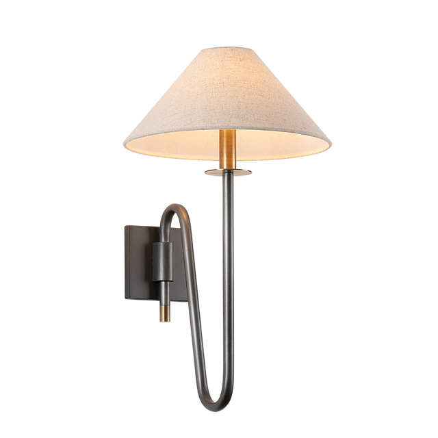 Troy Lighting Mateo PATINA BRASS AND GRAPHITE 12W x 20.5H Wall Sconce