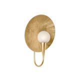 Troy Lighting Ahmad VINTAGE GOLD LEAF 10.5W x 14.25H Wall Sconce