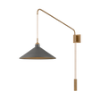 Troy Lighting Conor PATINA BRASS AND GRAPHITE 17.5W x 35.5H Wall Sconce