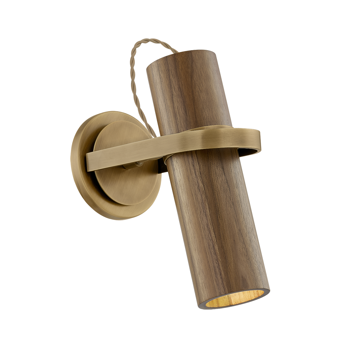 Troy Lighting Lennox PATINA BRASS 5W x 11H Wall Sconce