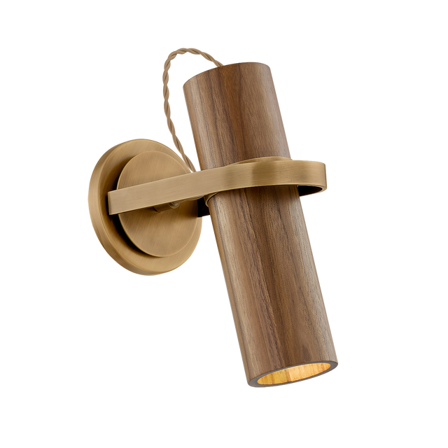 Troy Lighting Lennox PATINA BRASS 5W x 11H Wall Sconce