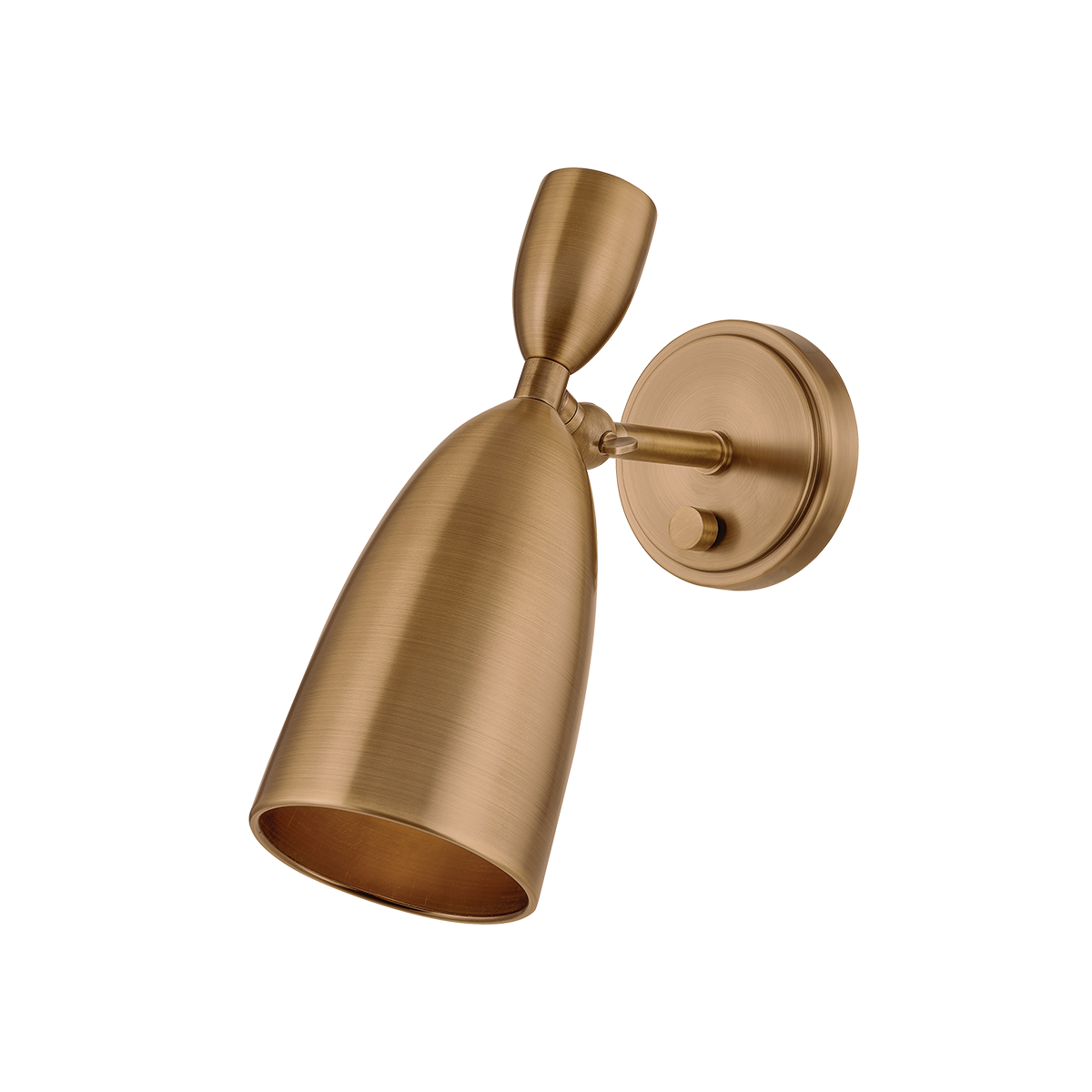 Troy Lighting Spade PATINA BRASS 4.75W x 12H Wall Sconce