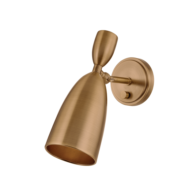 Troy Lighting Spade PATINA BRASS 4.75W x 12H Wall Sconce