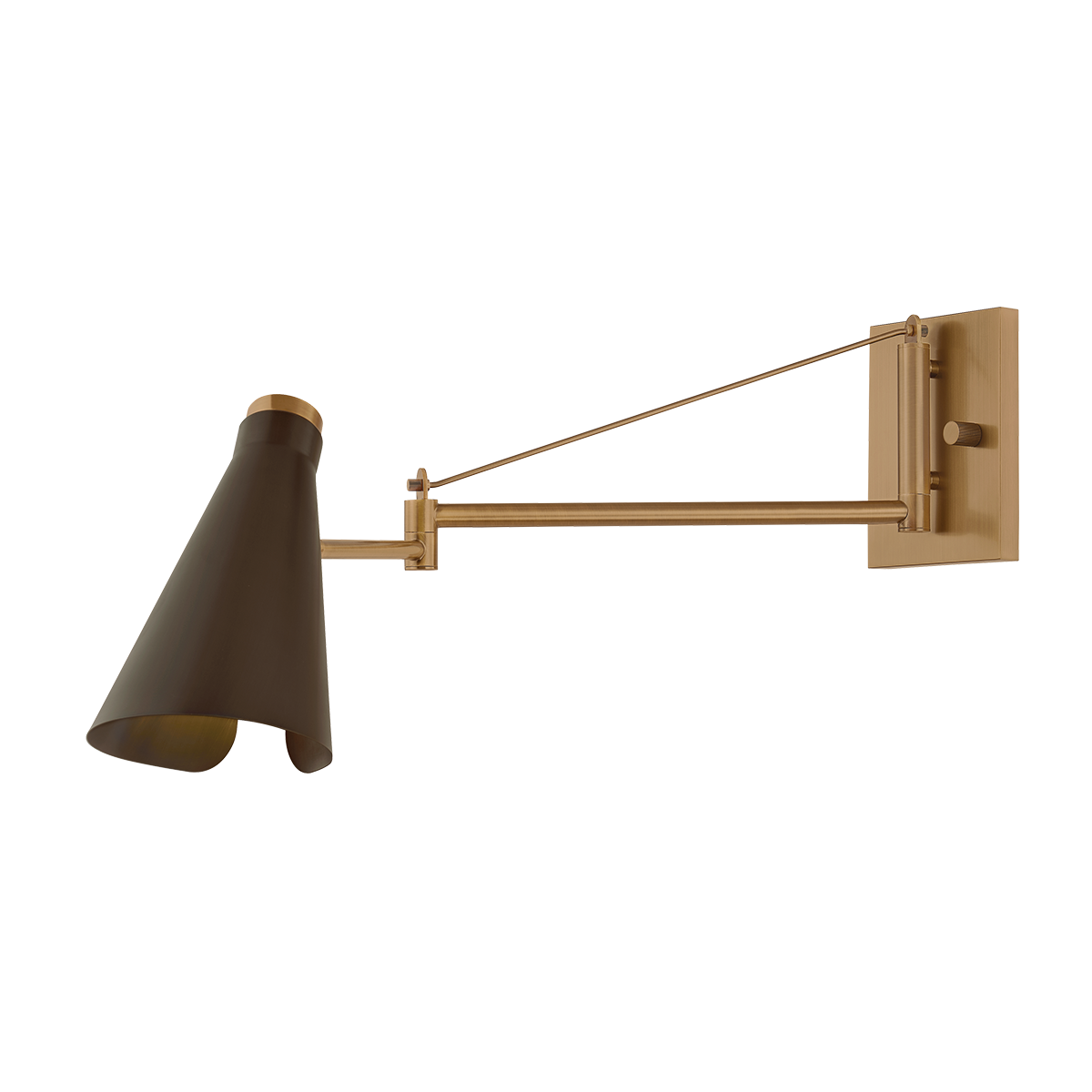 Troy Lighting Andersen PATINA BRASS/BRONZE 5.75W x 14H Wall Sconce